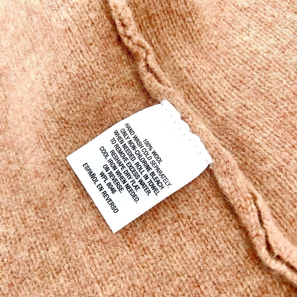 JM Collection Women's 100# wool 3/4 Sleeve Cardigan size M Petite - Picture 8 of 14